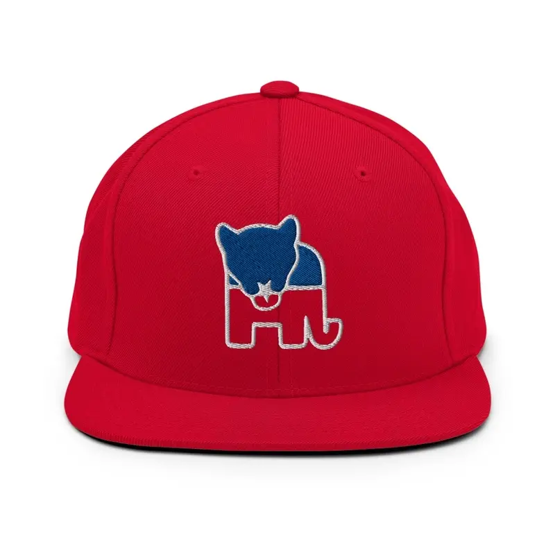 Face-eating Leopard Party Logo cap